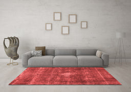 Industrial Red Washable Rugs