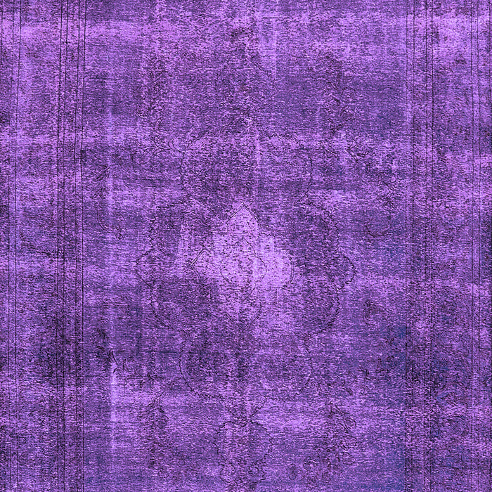 Machine Washable Oriental Purple Industrial Area Rugs, wshurb579pur