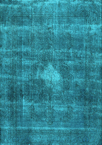 Oriental Light Blue Industrial Rug, urb579lblu