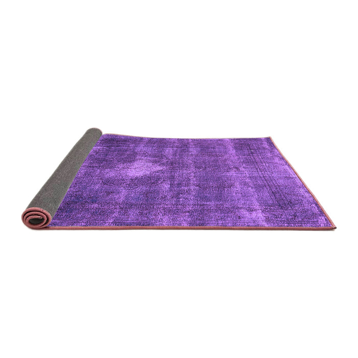 Sideview of Oriental Purple Industrial Rug, urb579pur