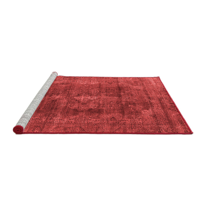 Industrial Red Washable Rugs