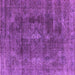 Square Oriental Purple Industrial Rug, urb580pur