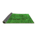 Sideview of Oriental Green Industrial Rug, urb580grn