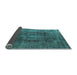 Sideview of Oriental Light Blue Industrial Rug, urb580lblu