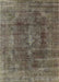 Machine Washable Industrial Modern Coffee Brown Rug, wshurb580