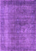 Machine Washable Oriental Purple Industrial Area Rugs, wshurb581pur