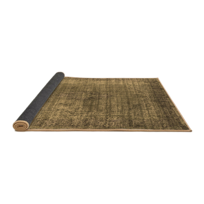 Sideview of Oriental Brown Industrial Rug, urb581brn