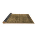 Sideview of Oriental Brown Industrial Rug, urb581brn