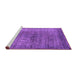 Sideview of Machine Washable Oriental Purple Industrial Area Rugs, wshurb581pur