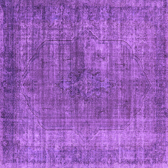 Square Oriental Purple Industrial Rug, urb581pur