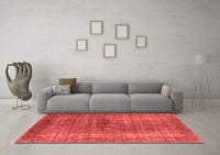 Machine Washable Oriental Red Industrial Rug, wshurb581red