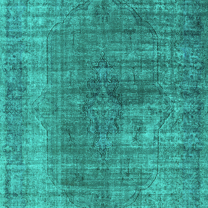 Oriental Turquoise Industrial Rug, urb581turq