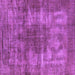 Square Oriental Purple Industrial Rug, urb582pur