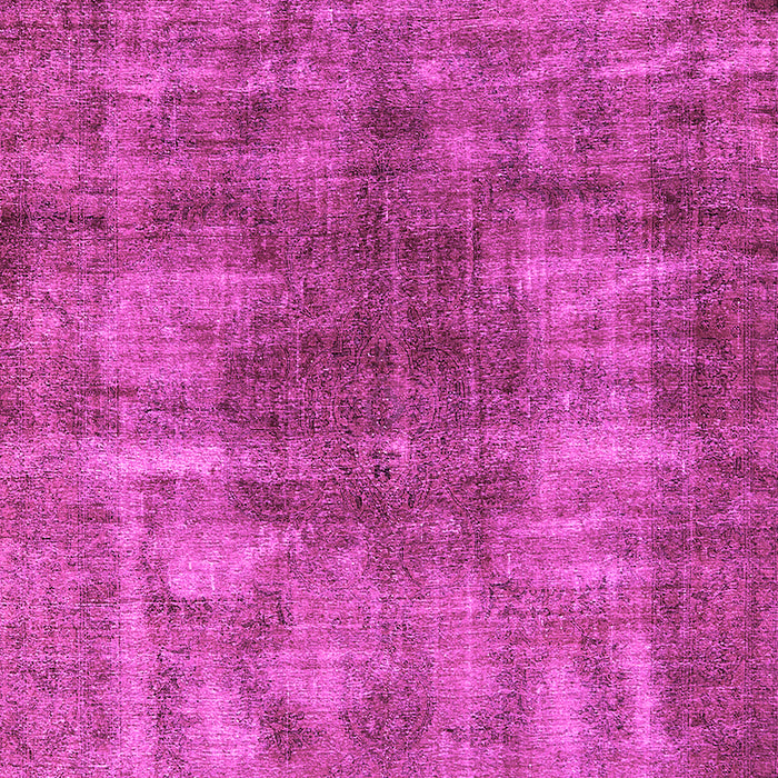 Machine Washable Oriental Pink Industrial Rug, wshurb582pnk