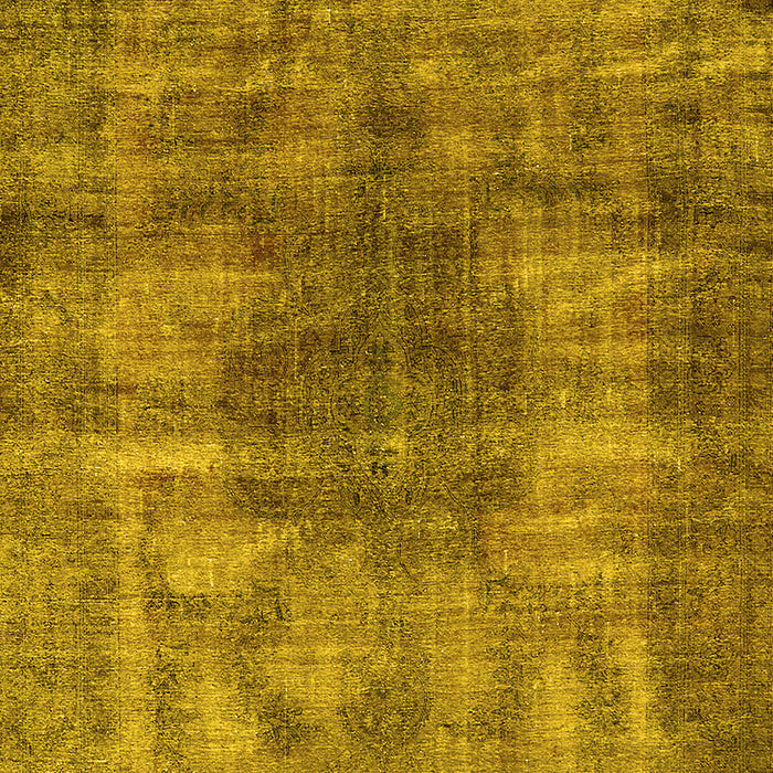 Oriental Yellow Industrial Rug, urb582yw