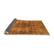 Sideview of Oriental Orange Industrial Rug, urb582org