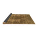 Sideview of Oriental Brown Industrial Rug, urb582brn