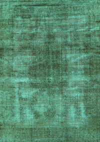 Oriental Turquoise Industrial Rug, urb582turq