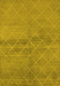 Oriental Yellow Industrial Rug, urb583yw