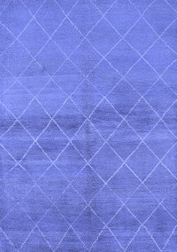 Oriental Blue Industrial Rug, urb583blu