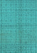 Oriental Turquoise Industrial Rug, urb584turq