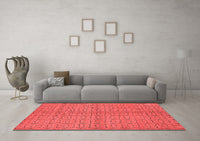 Machine Washable Oriental Red Industrial Rug, wshurb584red