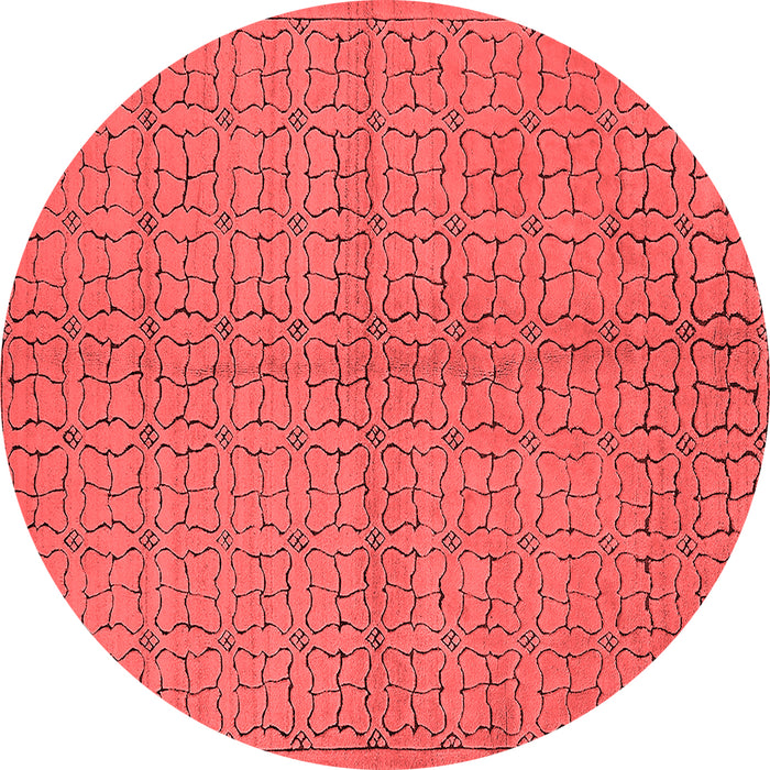Machine Washable Oriental Red Industrial Rug, wshurb584red