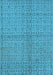 Oriental Light Blue Industrial Rug, urb584lblu