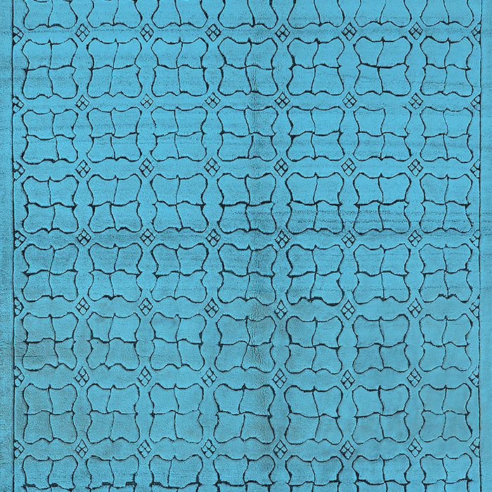 Oriental Light Blue Industrial Rug, urb584lblu