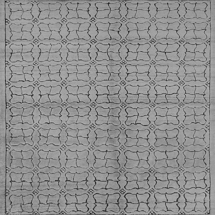 Square Oriental Gray Industrial Rug, urb584gry
