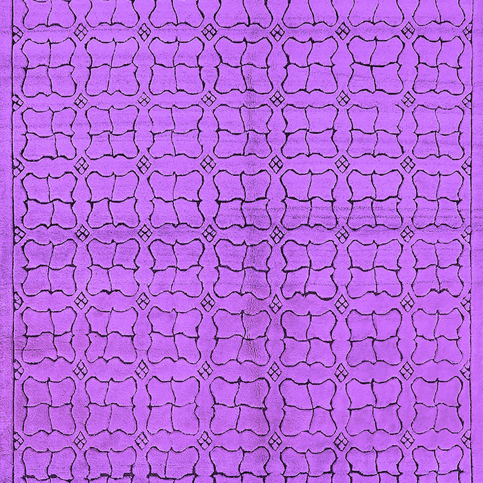 Machine Washable Oriental Purple Industrial Area Rugs, wshurb584pur