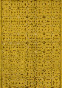 Oriental Yellow Industrial Rug, urb584yw