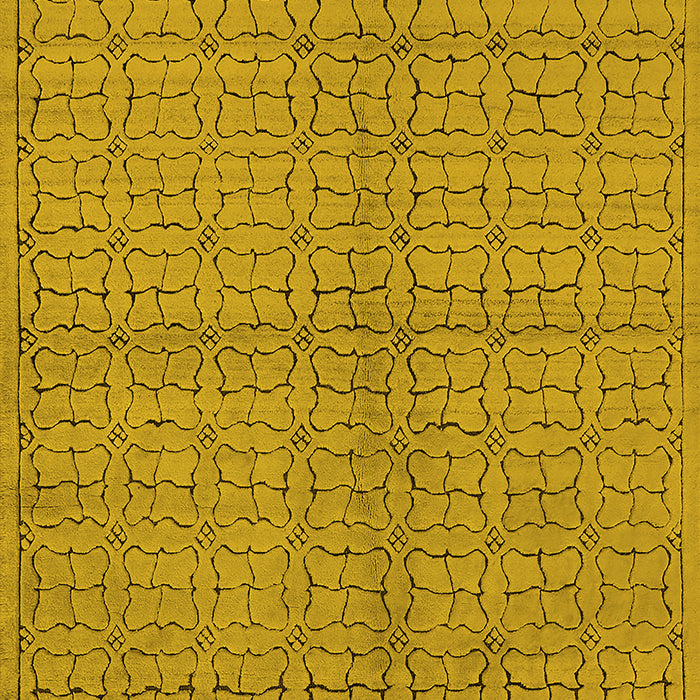 Oriental Yellow Industrial Rug, urb584yw