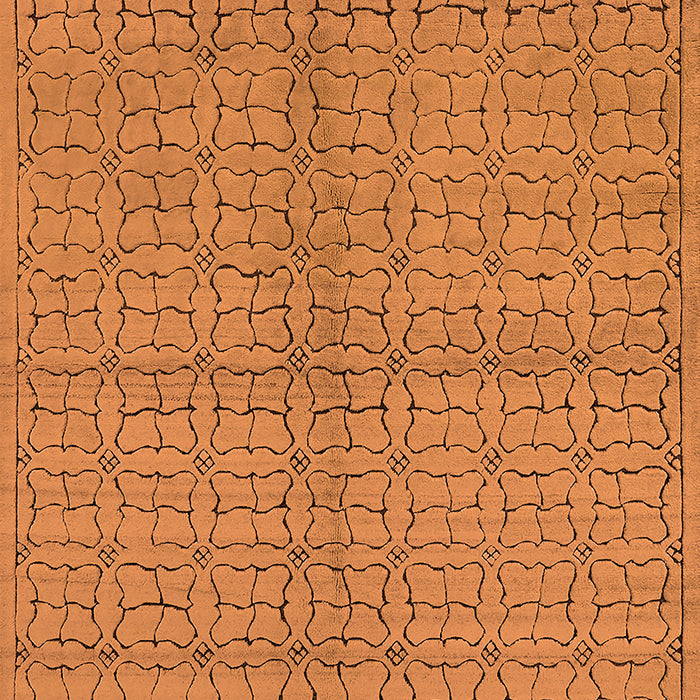 Oriental Orange Industrial Rug, urb584org
