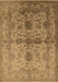 Oriental Brown Industrial Rug, urb585brn