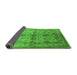 Sideview of Oriental Green Industrial Rug, urb585grn