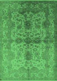 Oriental Emerald Green Industrial Rug, urb585emgrn