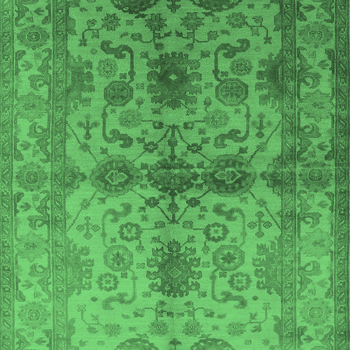 Oriental Emerald Green Industrial Rug, urb585emgrn