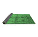 Sideview of Oriental Emerald Green Industrial Rug, urb585emgrn