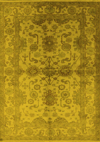 Oriental Yellow Industrial Rug, urb585yw