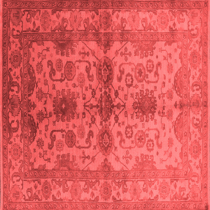 Machine Washable Oriental Red Industrial Rug, wshurb585red