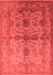 Oriental Red Industrial Area Rugs