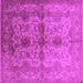 Square Oriental Pink Industrial Rug, urb585pnk