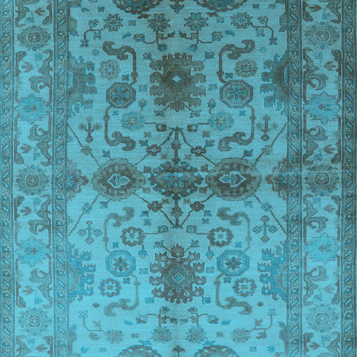 Oriental Light Blue Industrial Rug, urb585lblu