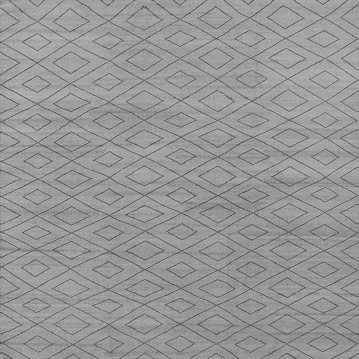 Square Oriental Gray Industrial Rug, urb586gry