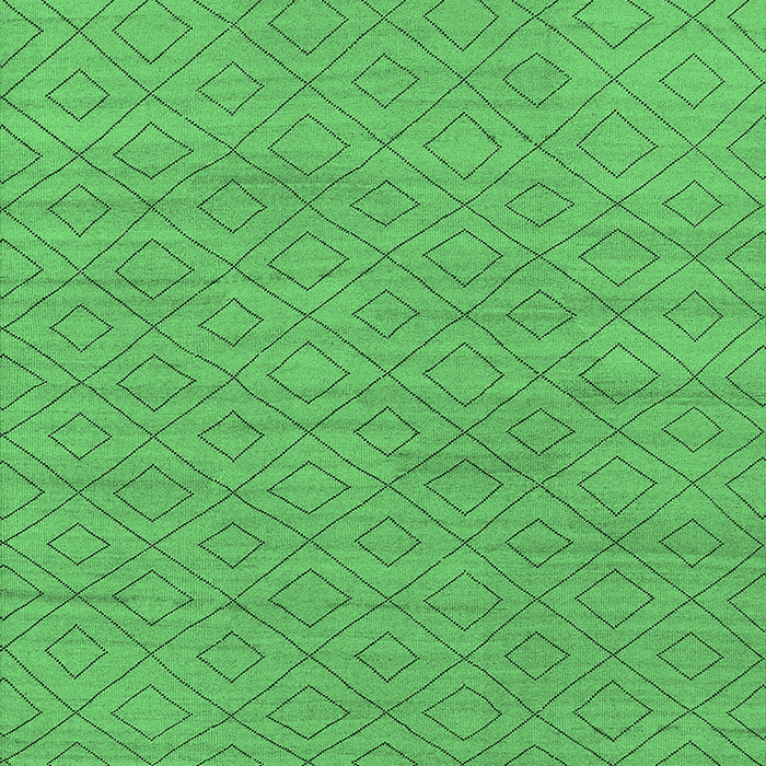 Machine Washable Oriental Emerald Green Industrial Area Rugs, wshurb586emgrn