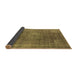 Sideview of Oriental Brown Industrial Rug, urb587brn