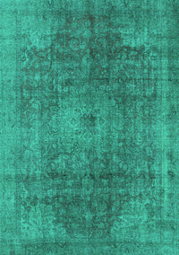 Oriental Turquoise Industrial Rug, urb587turq