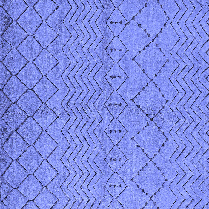 Square Oriental Blue Industrial Rug, urb588blu