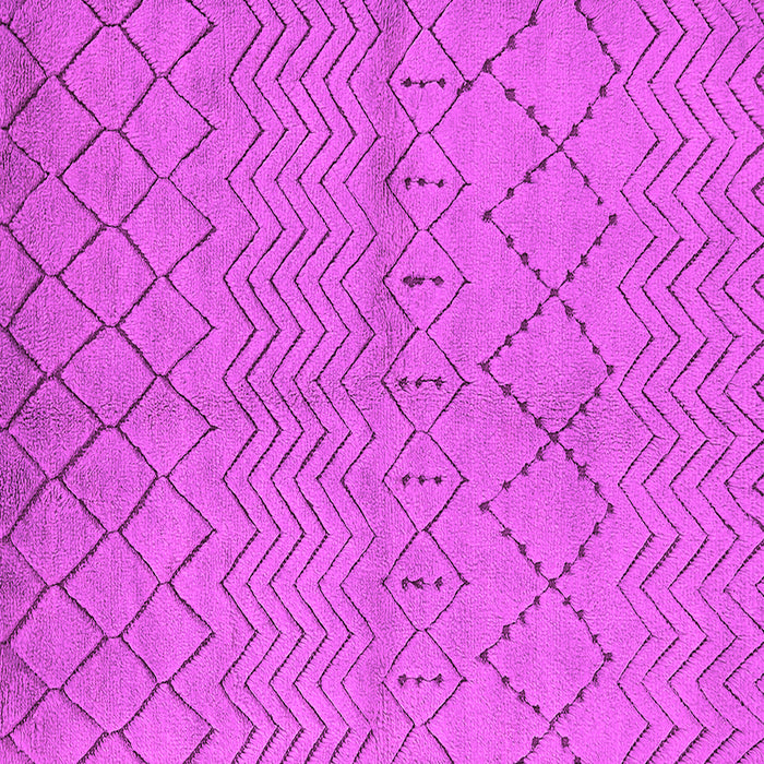 Square Machine Washable Oriental Pink Industrial Rug, wshurb588pnk